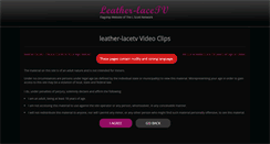 Desktop Screenshot of leather-lacetv.com