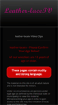 Mobile Screenshot of leather-lacetv.com